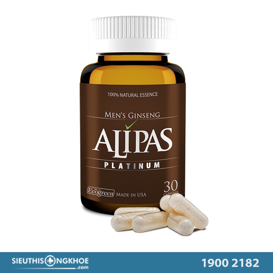 Sâm Alipas Hộp 30 Viên - Tăng Cường Sinh Lý Phái Mạnh Bền Vững
