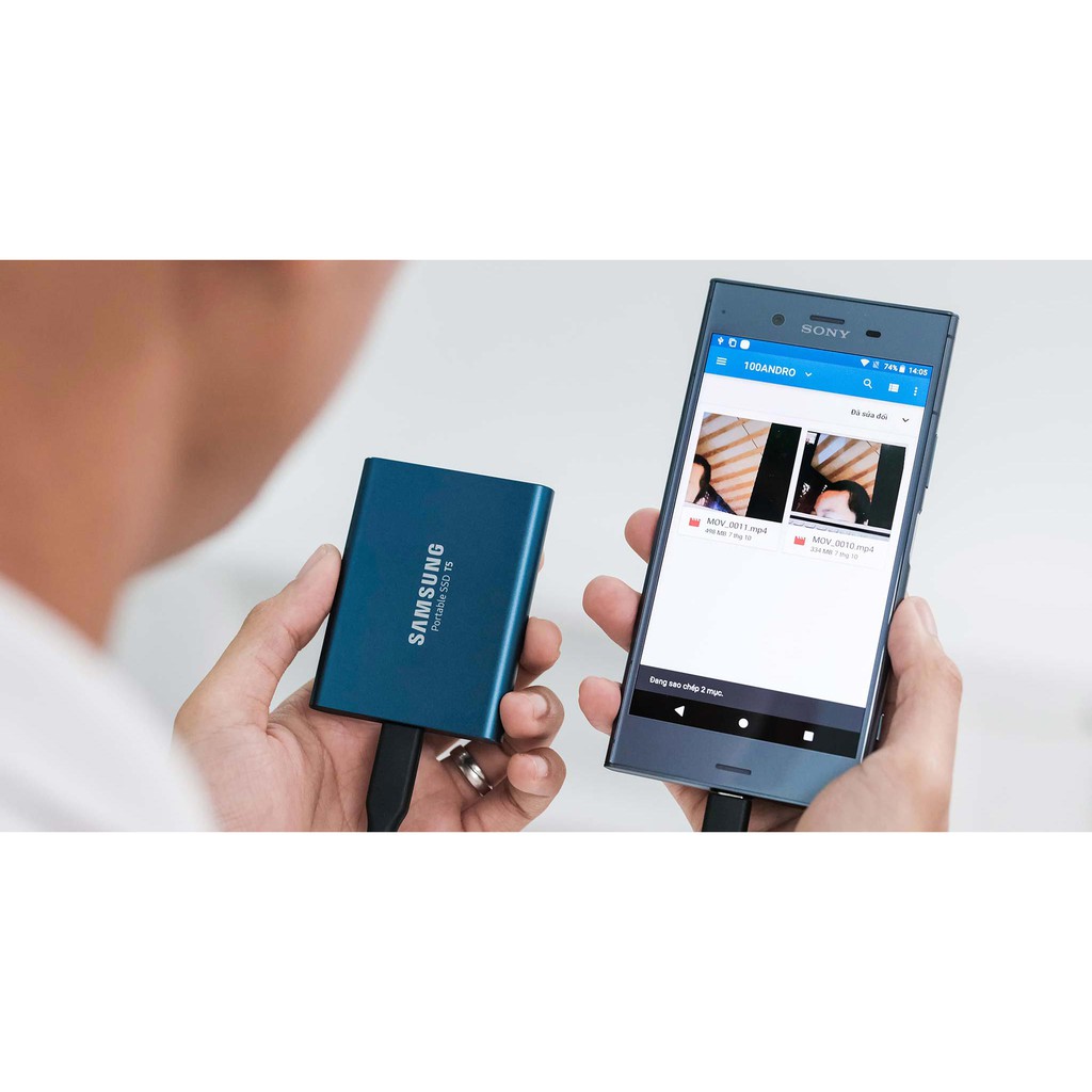 Ổ cứng SSD di động Samsung T5 giao tiếp USB3.1 - bảo hành 3 năm SD47 SD48 | BigBuy360 - bigbuy360.vn