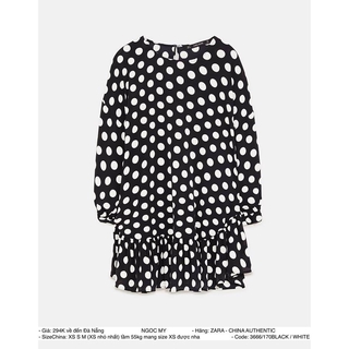 Váy chấm bi zara 255
