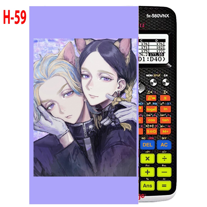 Decal Máy tính CASIO fx570, fx580...anime Tokyo Revengers