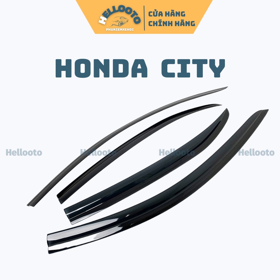 Vè Che Mưa Xe HONDA CITY 2015 đến 2020 Màu Đen Hàn Quốc