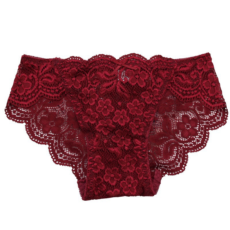 Quần Lót Ren Rỗng Thoáng Khí Nâng Mông 0Y8C