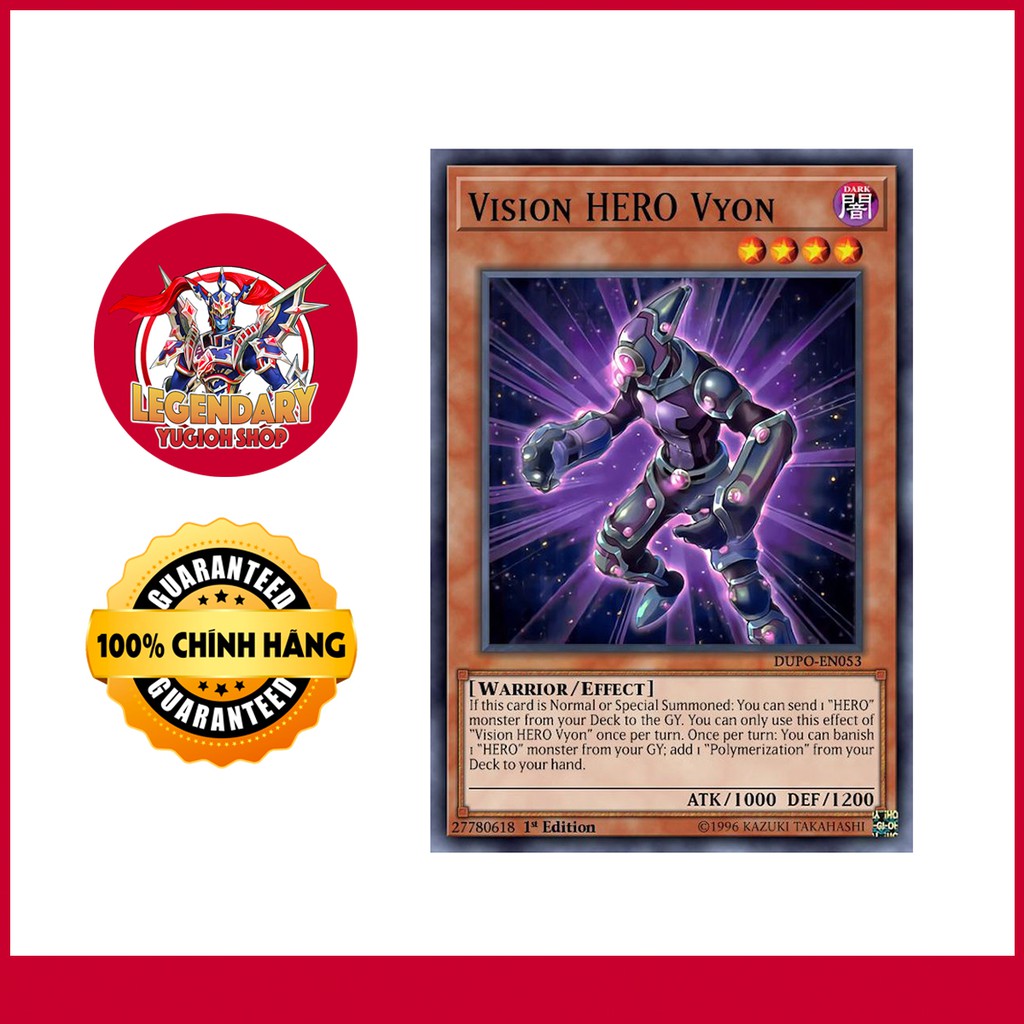 [EN-JP][Thẻ Bài Yugioh Chính Hãng] Vision Hero Vyon