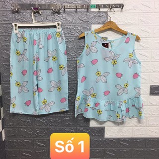 ❤ (40-70kg) Bộ lửng tole viền bèo 2 da