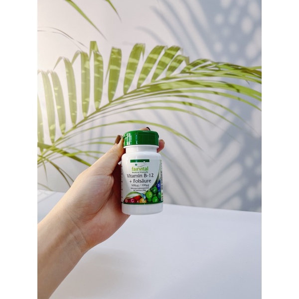 Vitamin B12 500ug + folic 100ug