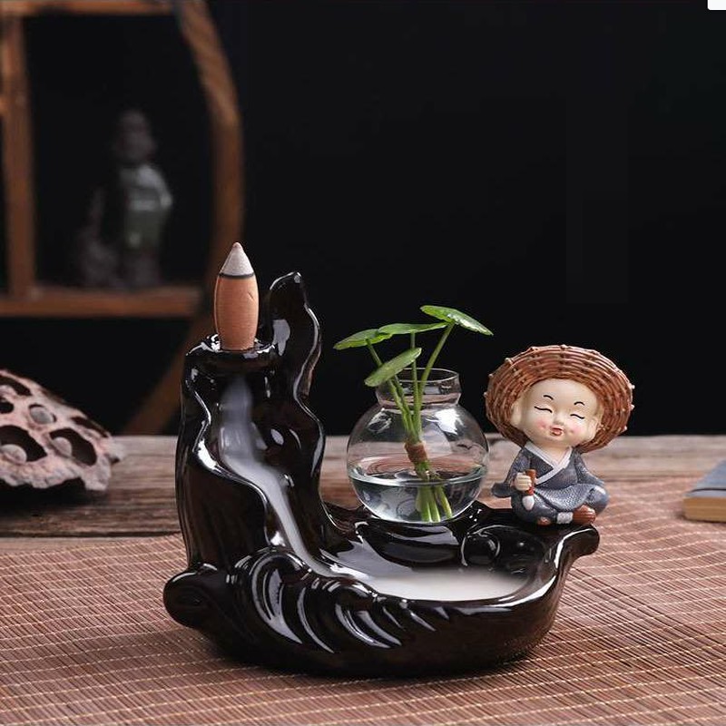 Thác Khói Trầm Hương CHÚ TIỂU XANH  BÊN SUỐI, thác khói chảy ngược tặng 10 nụ trầm thơm | BigBuy360 - bigbuy360.vn