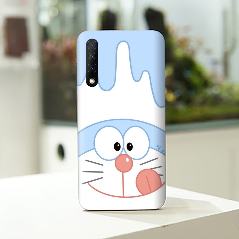 Miếng Dán Skin Điện Thoại In Hình Doremon Ice Cream Cho Iphone 7/ 8/ X/ XS/ 11/ 11 Pro Max Và Các Dòng Máy Android