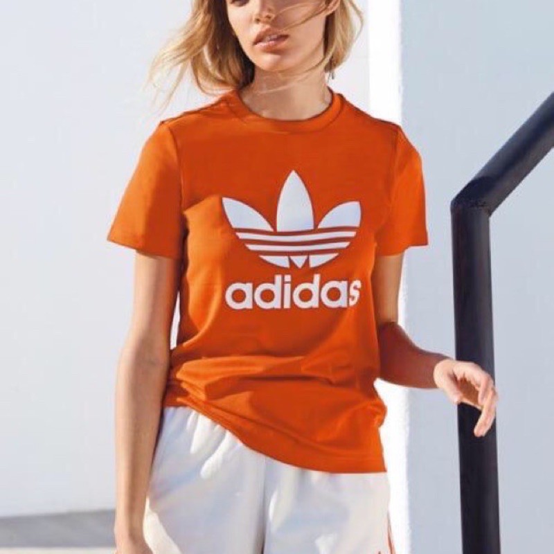 (HÀNG XUẤT XỊN) Áo das màu cam cambodia 143 - Trefoil Tee Orange
