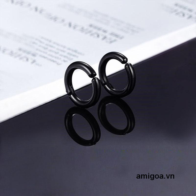 ✨✨Khuyên Kẹp Vành Tai Dạng Kẹp Hai Mặt Bằng Thép Không Gỉ