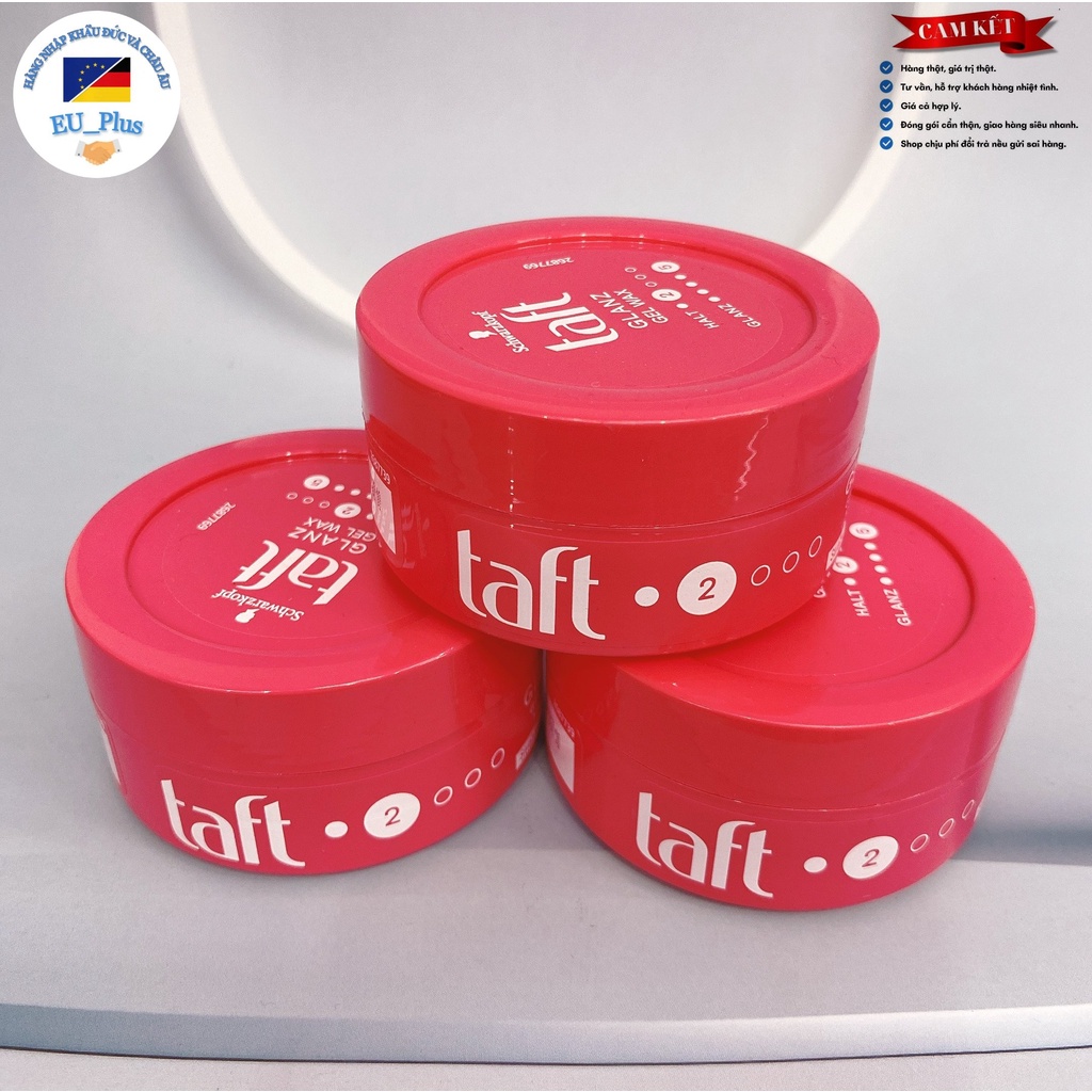 Sáp vuốt tóc Taft GLANZ số 5 75ml - Đức - Schwarzkopf - màu hồng