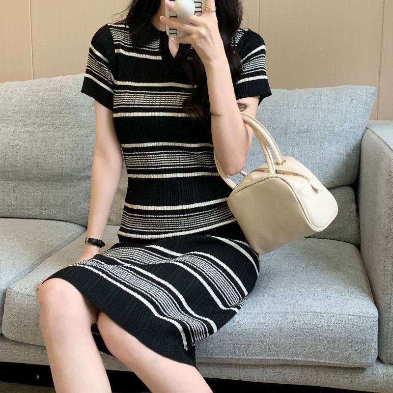 Đầm Thun Polo Ngắn Tay Thời Trang Dành Cho Nữ