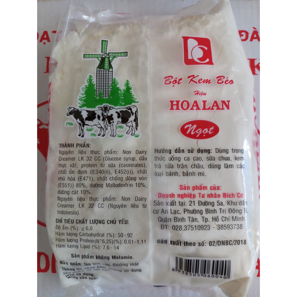 Sữa Bột Kem Béo Hiệu Hoa Lan 500g - Nguyên Liệu Pha Chế Bánh