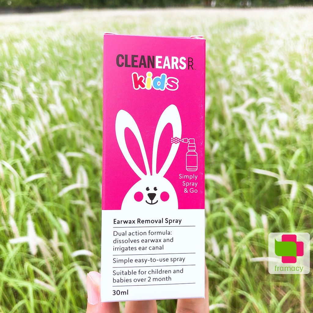 Xịt ráy tai thỏ hồng clean ears kids - ảnh sản phẩm 6