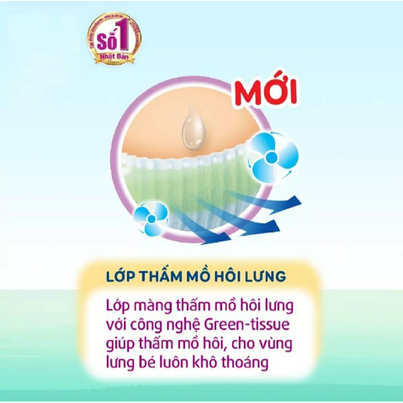 (Tặng 6 miếng) Tã quần Bobby S46 mới