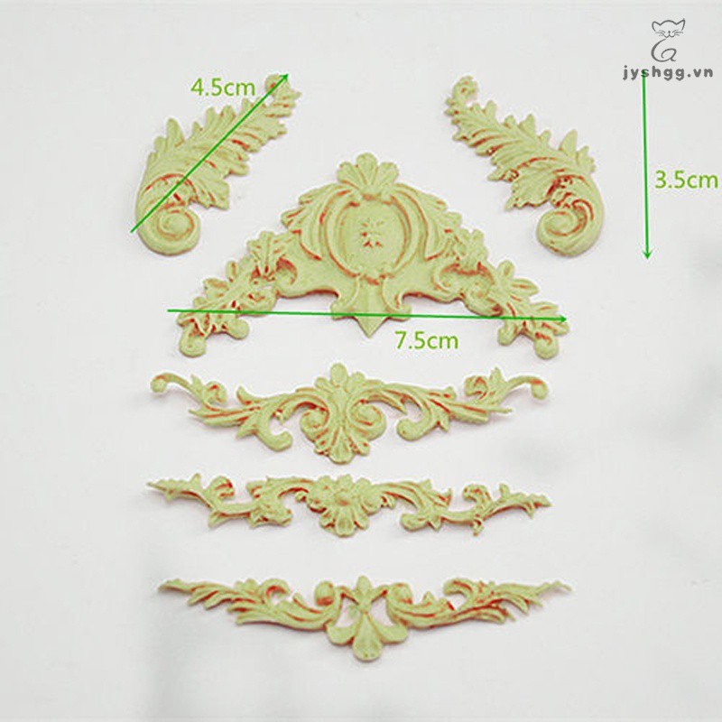 Flowers Silicone Baroque Flower Lace Fondant Mould Cake Decorating Sugar Icing DIY Mold