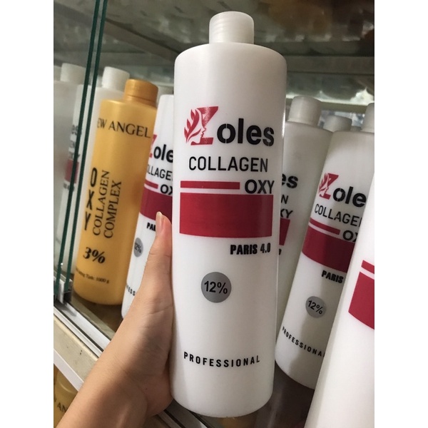 Oxy Nhuộm Tóc Zoles Collagen Hương Bạc Hà Không Rát Da Đầu, Khử Mùi Thuốc Cực Tốt