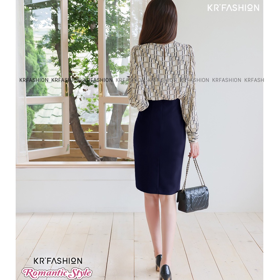 Chân váy công sở xẻ tà SK2401  style Hàn Quốc - KRFashion Cao cấp bút chì xẻ đẹp thanh lịch | BigBuy360 - bigbuy360.vn