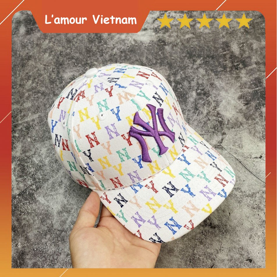 Mũ lưỡi trai Cao cấp Monogram Rainbow New York Yankees FULL NAMETAG