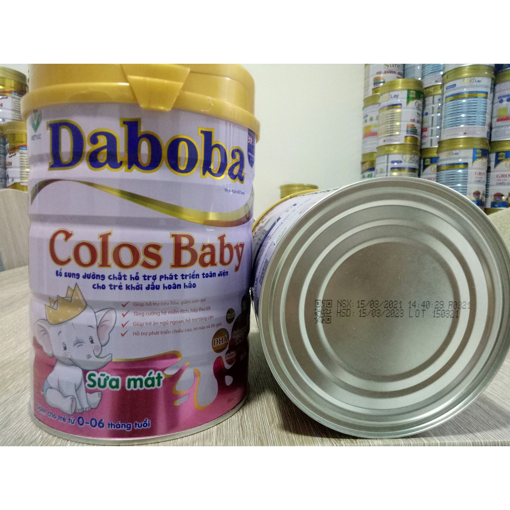 Sữa non dành cho trẻ 0-6 tháng Daboba colos baby 900g - Ngừa táo bón,