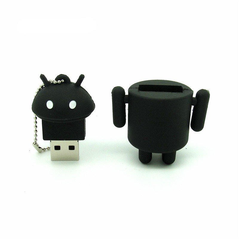 USB hình rô bốt hoạt hình Android