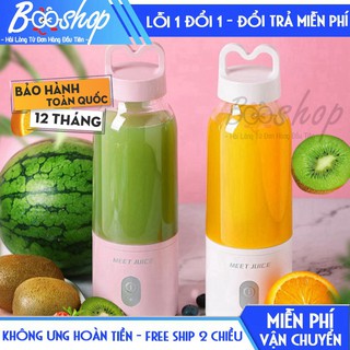 [Hàng Nội Địa] Máy xay sinh tố cầm tay Meet Juice, máy xay sinh tố mini dung tích 500ml