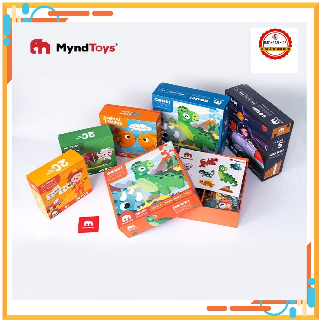 Đồ chơi thông minh giáo dục sớm cho bé bộ xếp hình MyndToys My First Puzzle