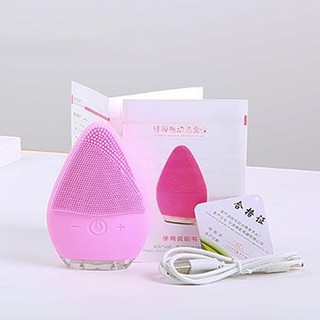 Máy rửa mặt cầm tay, máy massage mặt mini Goodsky C1