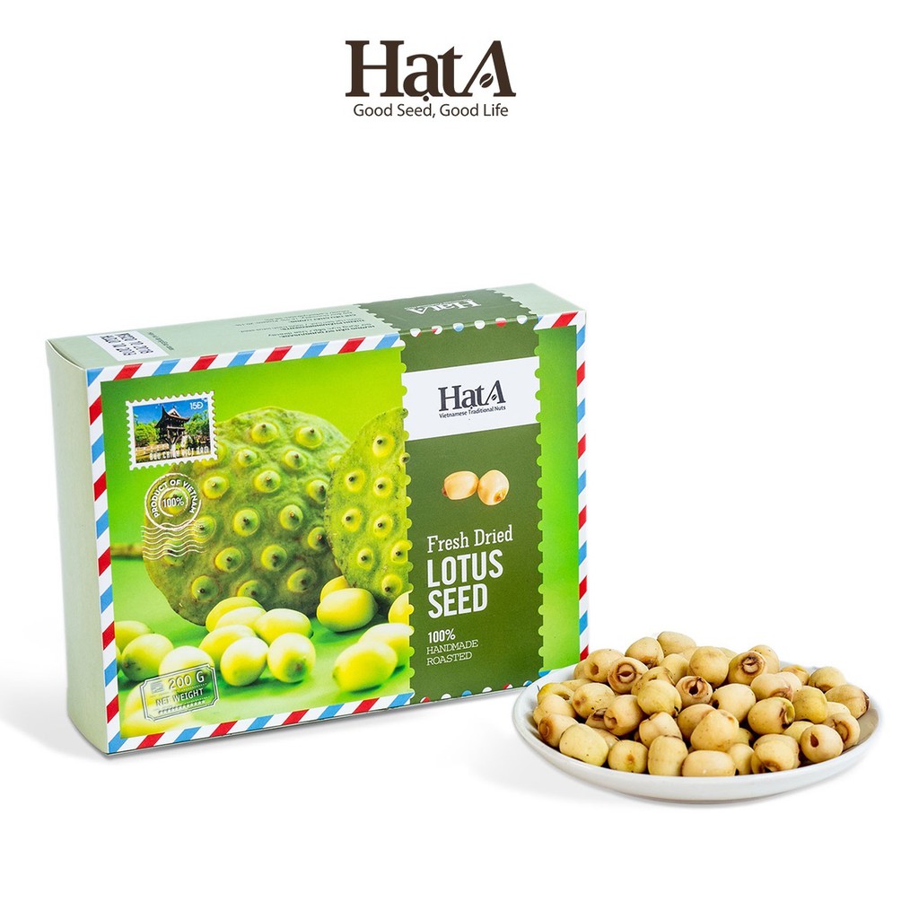 Hạt sen sấy khô Hạt A Cafe nguyên chất tốt cho sức khỏe 200gr | BigBuy360 - bigbuy360.vn