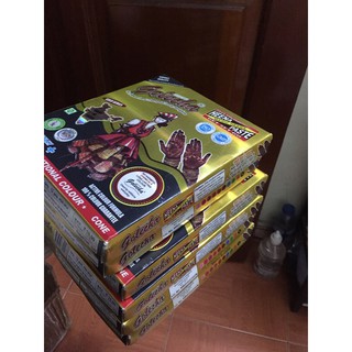 (Full box) Mực henna vẽ tatoo Ấn Độ hộp 12 cây