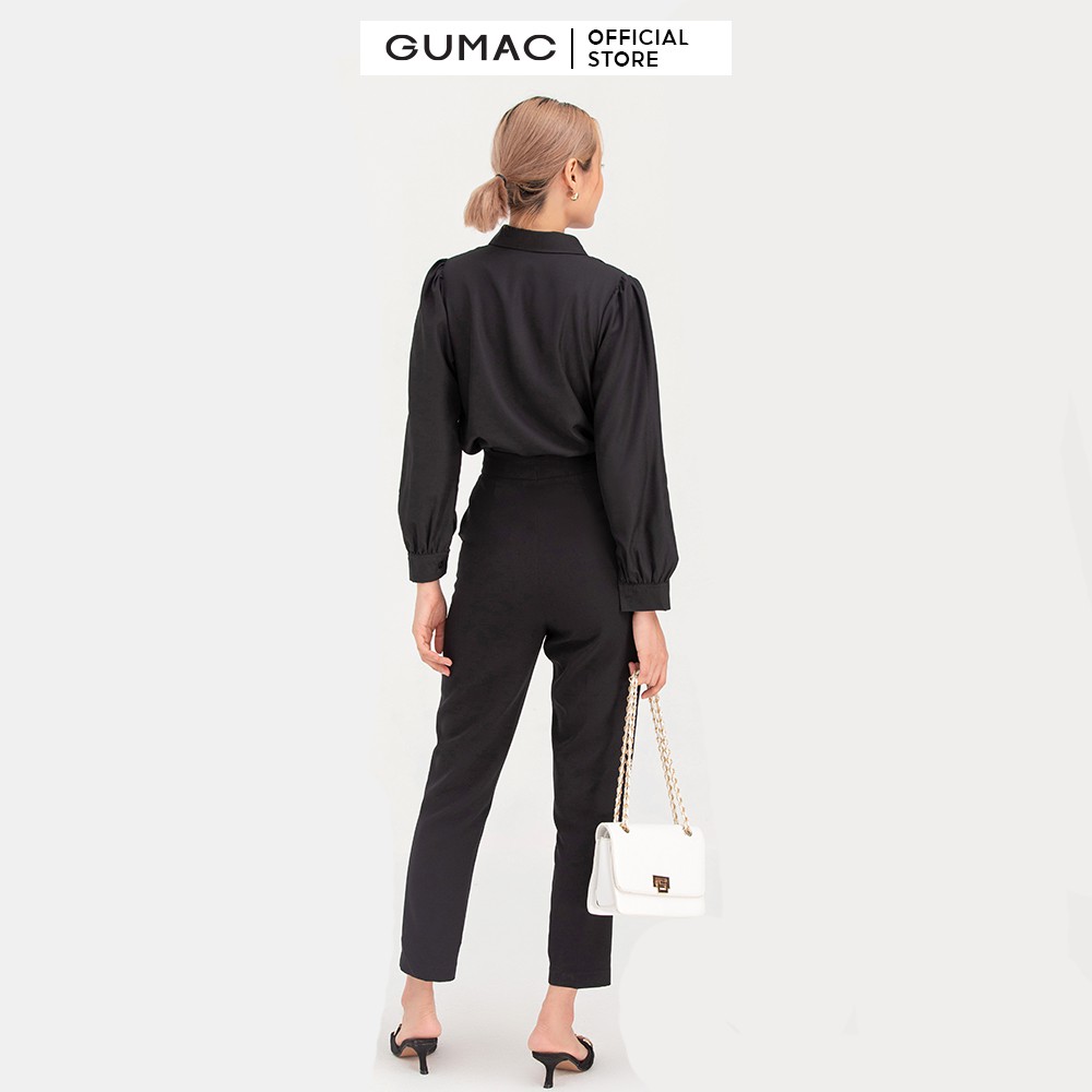 [Mã WABRGUM giảm 10% tối đa 30K đơn 99K] Quần tây nữ cơ bản lưng nhọn GUMAC QC05023