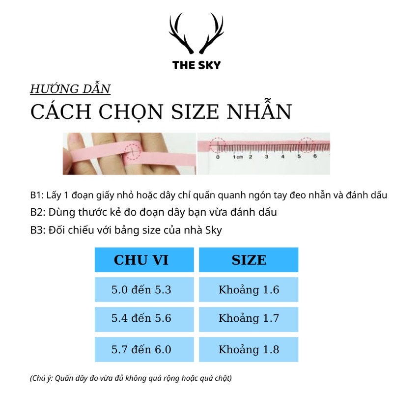 Nhẫn bạc nữ THE SKY NB02 mặt tròn đính đá sáng lấp lánh, nhẫn bạc ta hàng thiết kế hot trend