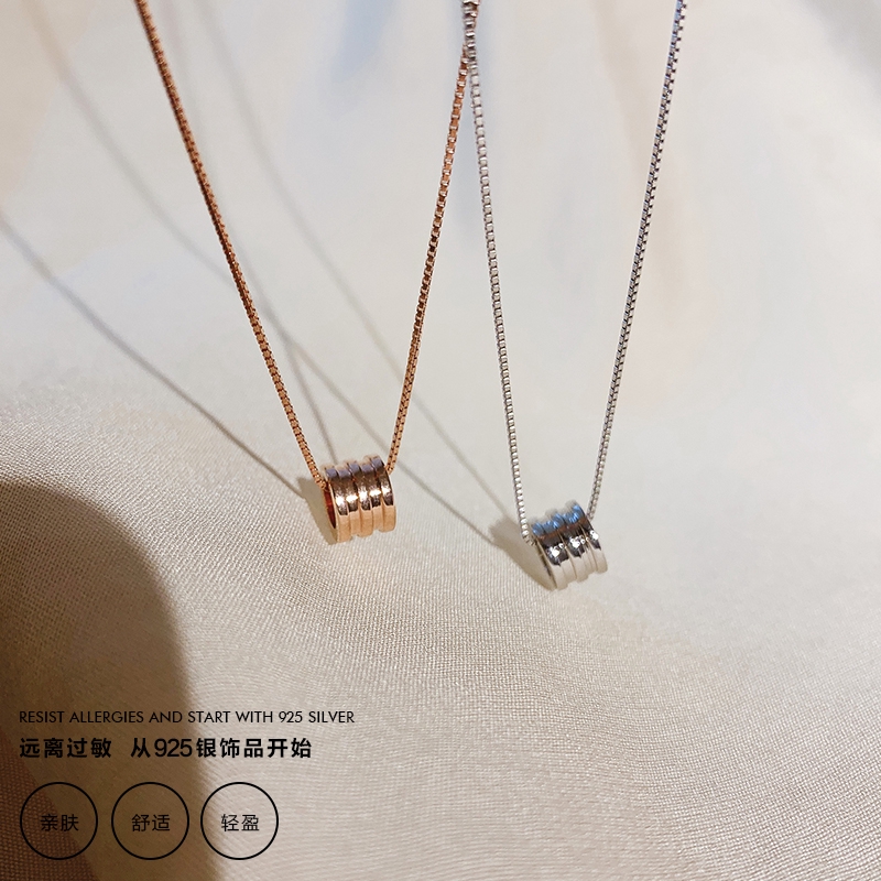 925 Silver Necklace Simple Design For Women
