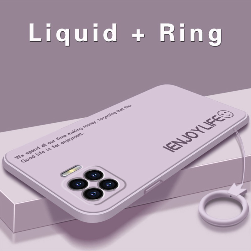 Ốp Điện Thoại Bằng Silicone Màu Trơn Cho OPPO a93 F17 PRO OPPO Reno 4F OPPO Reno4 F