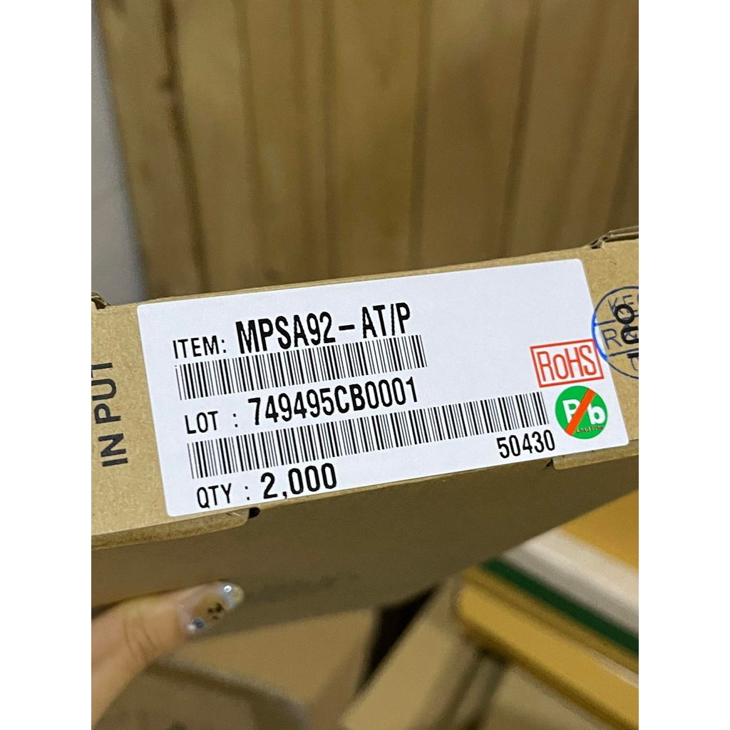 Bóng bán dẫn ONSemiconductor MPSA92 chính hãng mới 100%