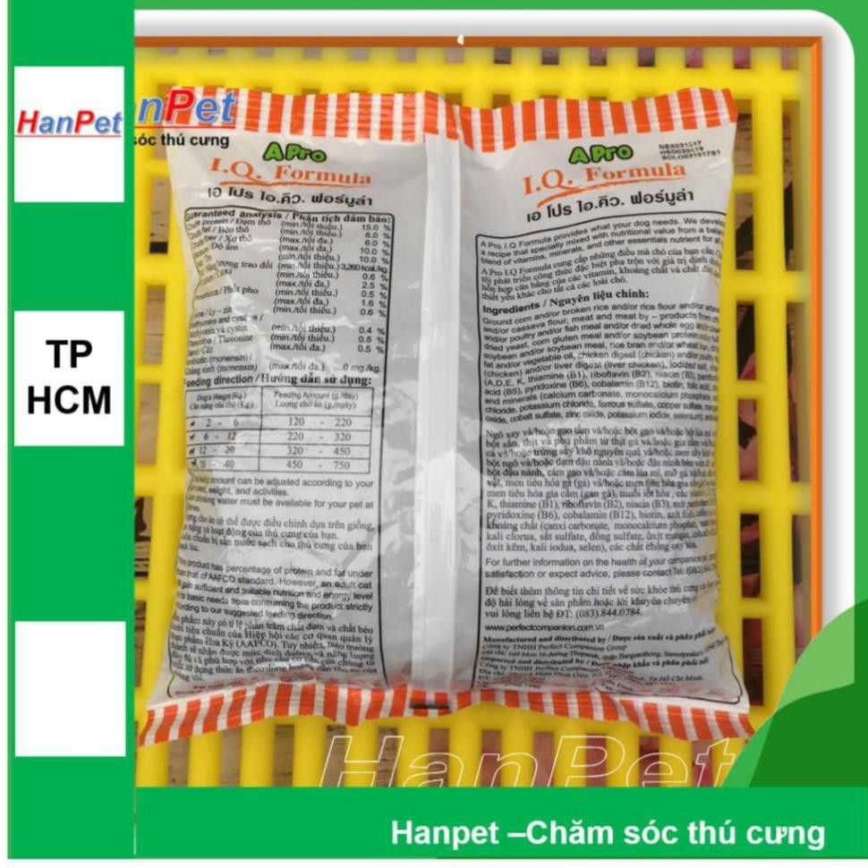 Hanpet.GV- COMBO 5 GÓI (mỗi gói 500gr) Thức ăn dạng viên cho chó APRO- xuất xứ Thái Lan-