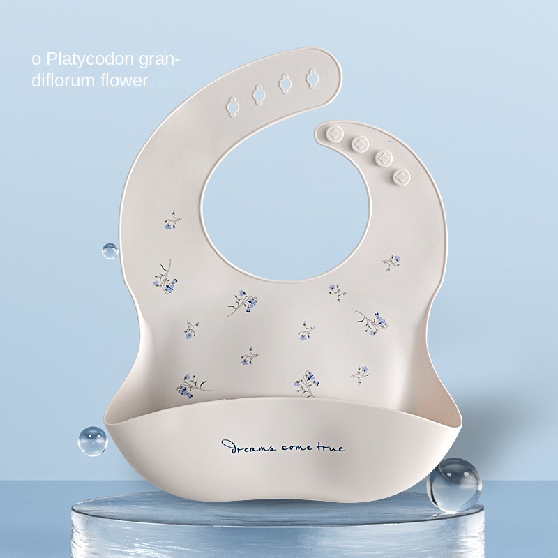Yếm Ăn Bằng silicone Chống Thấm Nước Dành Cho Trẻ Em Mới Năm 2022
