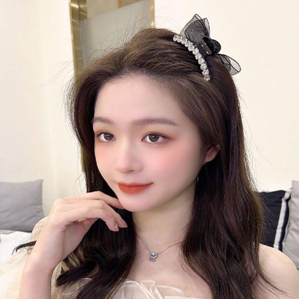 LEILY Kẹp Tóc Dạng Lưới Thời Trang Thanh Lịch Cho Nữ