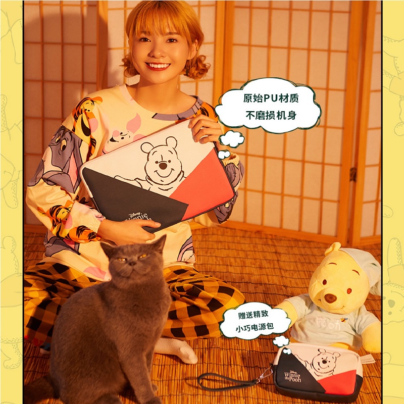 Túi Đựng Laptop 13/14 Inch In Hình Hoạt Hình Disney Dễ Thương