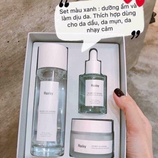 Set dưỡng huxley cấp nước chính hãng