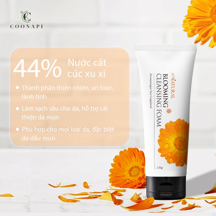 Sữa Rửa Mặt Cúc Xu Xi Làm Sạch Sâu All Natural Blooming Cleansing Foam 150g | BigBuy360 - bigbuy360.vn