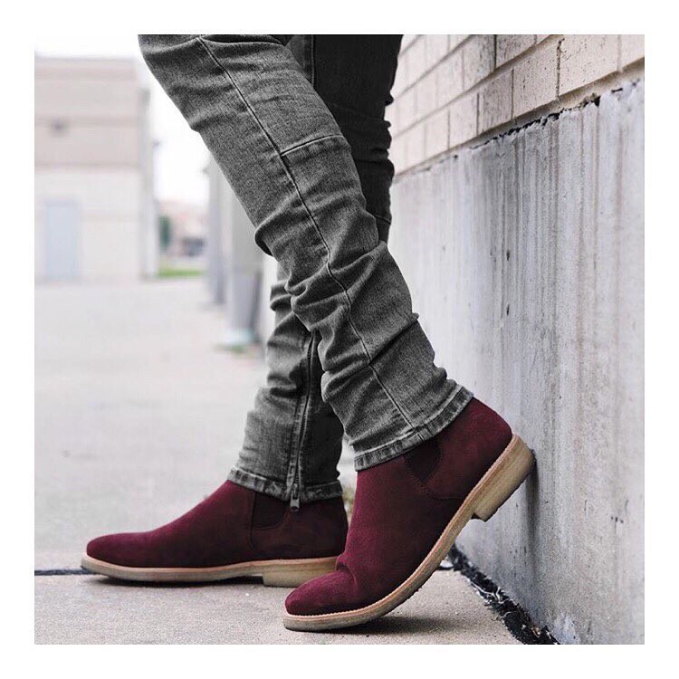 Quần Jean xám zips - PACSUN