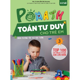Sách - Pomath - Toán Tư Duy Cho Trẻ Em 4-6 Tuổi (Tập 3)