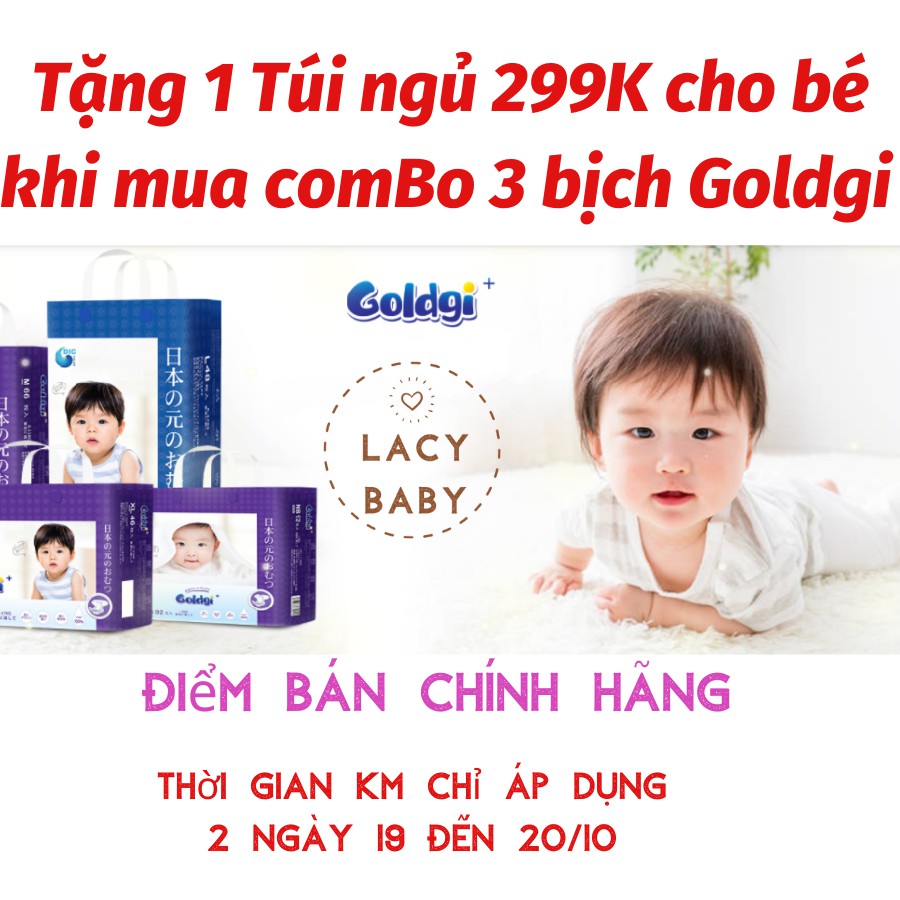 [♥️️ Freeship ♥️️] Bỉm Dán/Quần Goldgi Đủ Size NB92/S84/M66/M60/L56/L48/XL44 Bỉm goldgi Chính hãng n