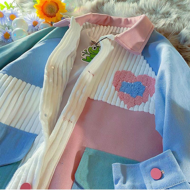 👚👚ÁO KHOÁC ULZZANG PHỐI MÀU SIÊU ĐỘC👚👚