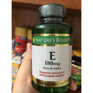 Viên Vitamin E 180mg 120 viên Nature's Bounty, Mỹ