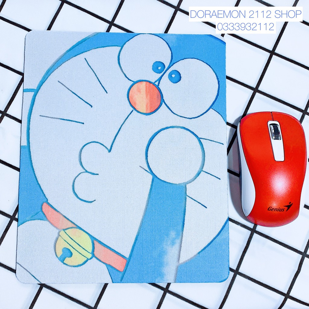 Miếng lót chuột 5mm kích thước 20x24cm Doraemon