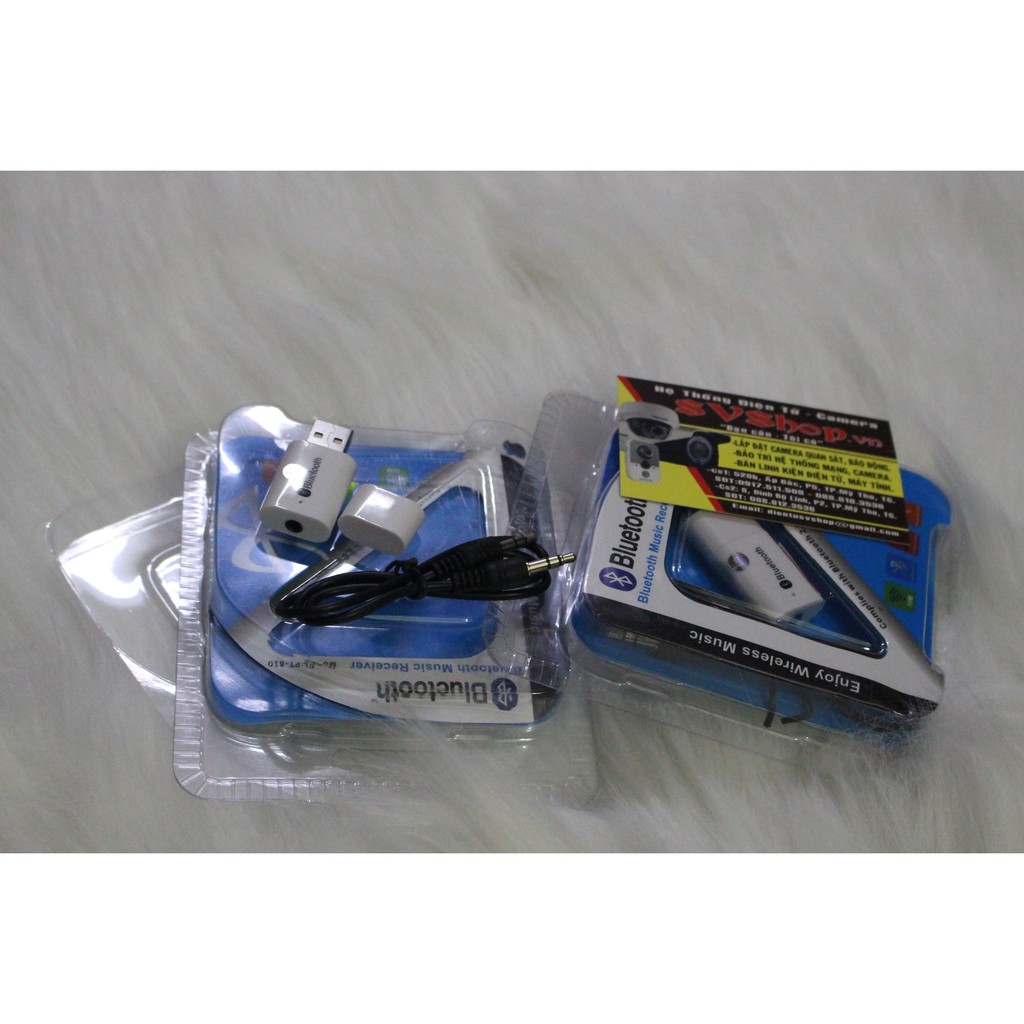 Thiết bị kết nối không dây usb bluetooth PT-810 (biến loa thường thành loa bluetooth)
