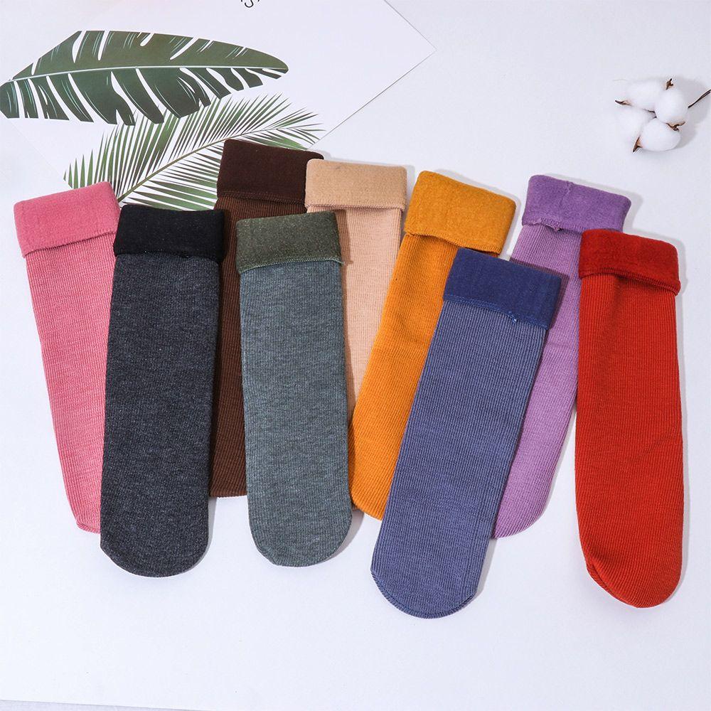 NIUYOU Giày Bốt Đi Tuyết Lót Len Cashmere Dày Không Đường May Thời Trang Thu Đông