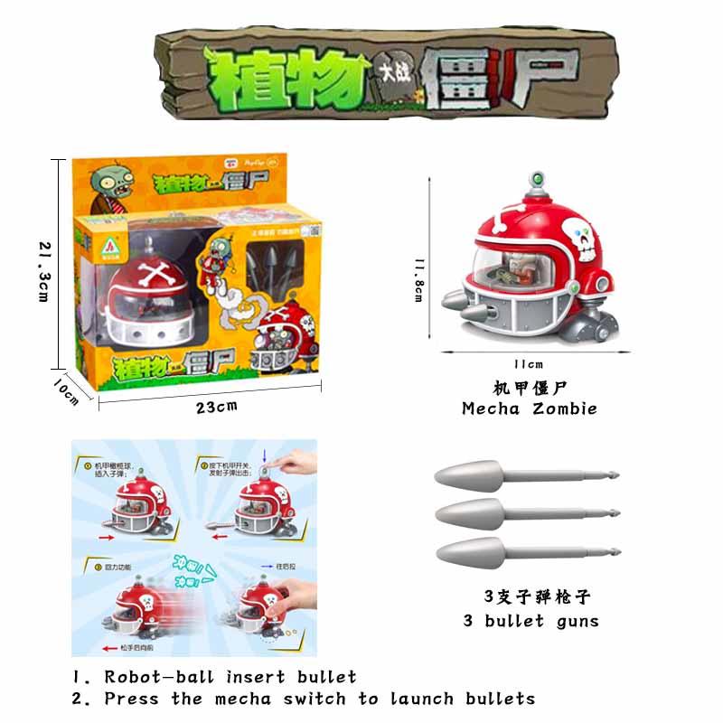 Mô hình đồ chơi nhân vật trong game Plants vs.Zombies 2