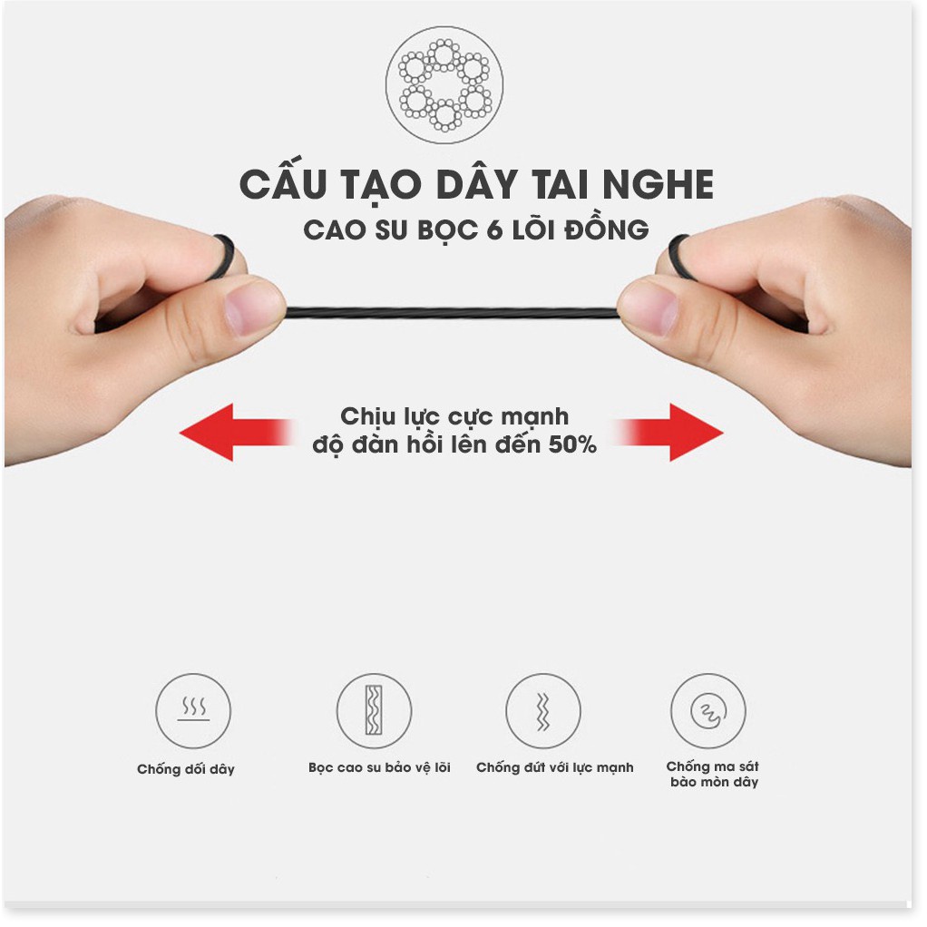 Tai Nghe Gaming Có Dây Nhét Tai Có Mic Nói Chuyện Cho Máy Tính Điện Thoại Chơi Các Dòng Game PUBG mobile/FF/ROS